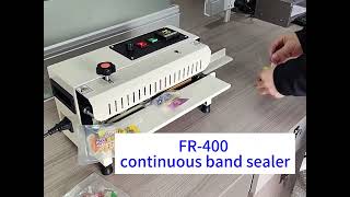 FR400 continuous band sealer [upl. by Andrews14]