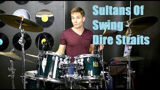 Sultans of Swing Drum Tutorial  Dire Straits [upl. by Iloj34]