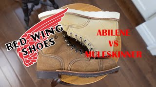 Red Wing Heritage Muleskinner vs Abilene Comparison [upl. by Satsoc]