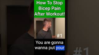 Expert Advice Preventing Bicep Pain After Your Workout shorts [upl. by Ahseuqal]