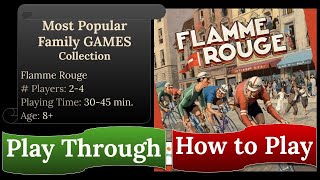 Flamme Rouge Play Through amp How to Play [upl. by Rayner]