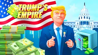 Trumps Empire Idle game Gameplay  iOS Android Casual  Simulation Game [upl. by Ehcnalb]