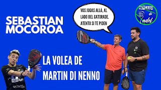 Sebastian Mocoroa nos enseña la volea de Martin Di Nenno World Padel Tour [upl. by Papke]