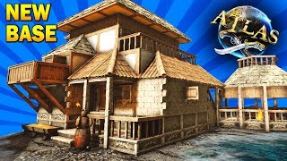 Atlas BASE BUILDING DESIGN New Base Atlas Early Access Gameplay Ep 6 [upl. by Airdnna663]