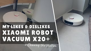 My Likes and Dislikes about Xiaomi Robot Vacuum X20 amp Cleaning the Station [upl. by Atirrehs]