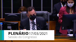 Sessão do CN  Congresso assegura indenização a profissionais de saúde  17032021 [upl. by Humph]