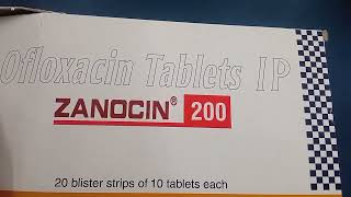 Zanocin 200 Tablet  Ofloxacin Tablet  Zanocin 200mg Tablet Uses Side effects benefits Dosage [upl. by Borg]