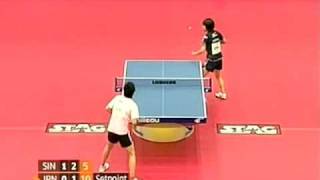 Feng Tianwei vs Hirano Sayaka 2009 World Team Cup [upl. by Stralka17]