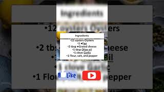 Oyster Piccatafoodrecipes englishtranslation subscribe 👍👍 [upl. by Niwled]