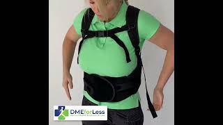 BACK BRACE TLSO Back Brace Application Video [upl. by Sullecram]