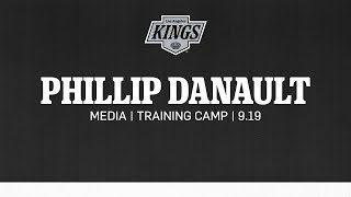 Forward Phillip Danault  0919 LA Kings Training Camp Media Availability [upl. by Pamella]