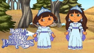 5 Dora Saves the Snow Princess  Video Game  Gameplay  Videospiel  Game Movie For Kids [upl. by Sheff]