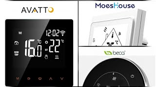 Smart WiFi thermostat for under £20 And how to install Avatto MoesHouse Beca and others [upl. by Weywadt763]