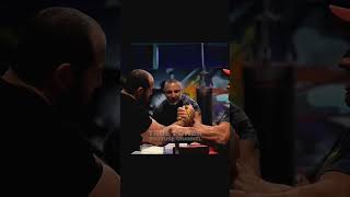 Dennis put David dadikyan on his place shorts armwrestling [upl. by Katlin]