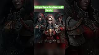 warhammer30k Adepta Sororitas Sisters Of Battle [upl. by Oralia]