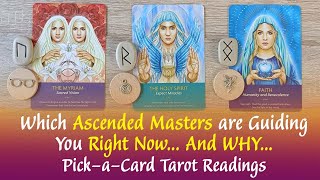 PickaCard Tarot🌈🪄🌈Which Ascended Masters Are Guiding You and Why 😍🌈🪄 [upl. by Boylston]