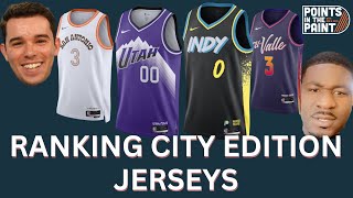 Ranking NBA City Edition JerseysPoints in the Paint  Stadium [upl. by Dorcy]