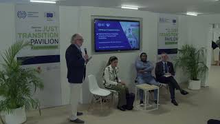 ILO at COP28 quotMaking the green transition inclusive of persons with disabilitiesquot 9 Dec 2023 [upl. by Roehm799]