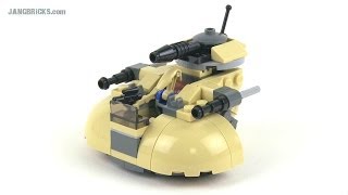 LEGO Star Wars Microfighters 75029 AAT droid tank review [upl. by Nireves]