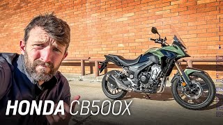 2023 Honda CB500X Review  Daily Rider [upl. by Felic]