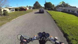 First Ride 1976 Suzuki RE5 500cc singlerotor Wankel Engine Motorcycle [upl. by Ylrebmik831]