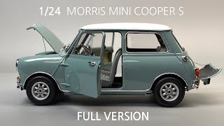 MORRIS MINI COOPER S 124 TAMIYA Model car build Full version [upl. by Celesta]