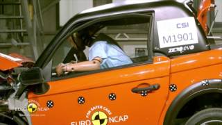 Tazzari Zero  EURO NCAP Crash test [upl. by Kelam]