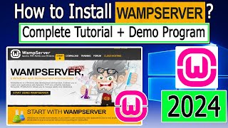 How to Install WAMP Server on Windows 1011  2024 Update  Complete Guide [upl. by Ambrosine]