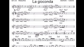 LA GIOCONDA Mazurka per Fisa e Orchestra dei M Bertoni e Talenti [upl. by Matthaeus]