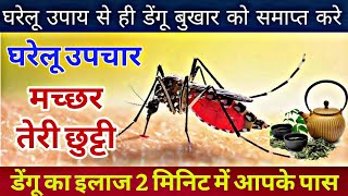 घरेलू उपाय से ही डेंगू बुखार को समाप्त करे। dengue ke lakshan dengue malaria kaise hota hai dengue [upl. by Aicnorev]