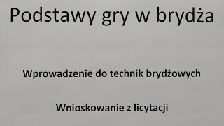 Brydż sportowy  część 6  tel 798 389 978 Zapraszam na zajęcia brydżowe na każdym poziomie [upl. by Merdith985]