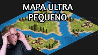 MAPA ULTRA PEQUEÑO LOCURA JUGAR AHI AGE OF EMPIRES 2 [upl. by Lindbom]