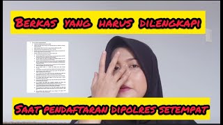 berkas yang harus dibawa ke polres setempat [upl. by Otsenre]