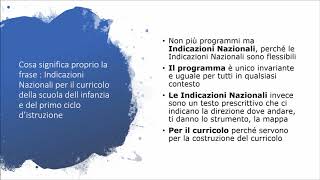 Concorso Docenti 2019 Indicazioni Nazionali Scuola Primo Ciclo [upl. by Liss]