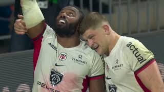 TOP 14  Essai de Setereki BITUNIYATA ST  Aviron Bayonnais  Stade Toulousain [upl. by Hsakaa]