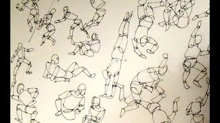 How to sketch amp draw people Part 1  How to use a mannequin [upl. by Amairam]