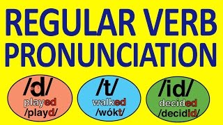 REGULAR VERBS PRONUNCIATION 23 06 2013 [upl. by Kiyohara955]