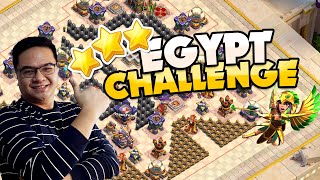 3 Star The Egypt Challenge  Clash of Clans Filipino [upl. by Delle975]