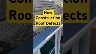 Defects at the drip edge installation homeinspection newconstruction roof roofing [upl. by Tavish]