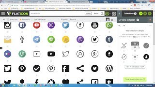 how to download social icon free  flaticon vector icon use [upl. by Genny]