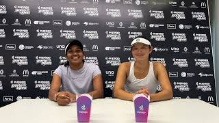 Arianne Hartono e Prarthana Thombare  campeãs Eupago Porto Open ITF W75 [upl. by Seuguh989]