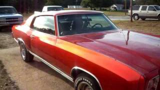 Kandy Paint Candy Paint 71 Chevy Monte Carlo Kandy Tangerine Pt 4 With Ghost Rallys [upl. by Liv]