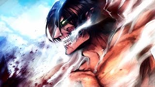 Erens Rampage  Attack on Titan English Dub with JAPANESE ROAR [upl. by Ahsieyk]