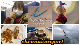 Chennai Domestic Airport Lounge  Travel Club Lounge Chennai  Unlimited Food at chennai airport [upl. by Perce689]