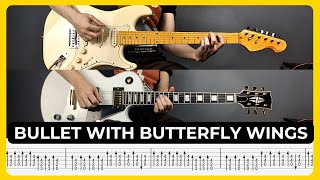 Bullet With Butterfly Wings  The Smashing Pumpkins Tabs  Guitar Lesson  Cover  Tutorial  Solo [upl. by Darci]