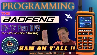 Baofeng UV17 Pro GPS Programming [upl. by Cyril]