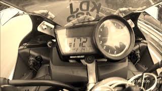 FZ150i  R15 V2 Convert top speed [upl. by Rahal610]