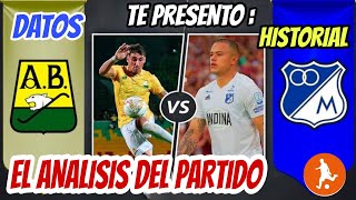 Te presento datos del Bucaramanga vs Millonarios hoy  Historial análisis y como vienen los equipos [upl. by Llerrom482]