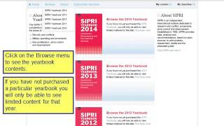 SIPRI Yearbook A Short Guide [upl. by Maer543]