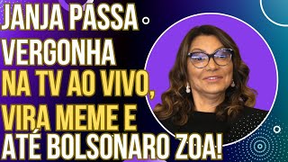 HAHAHAHA Janja passa vergonha ao vivo na TV vira meme e até Bolsonaro tira o sarro [upl. by Bello]